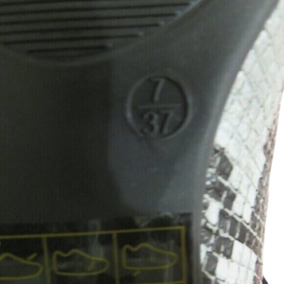 Lulus Emmy Vegan Leather Python Snake Embossed Ballet Flats Driving Moccasins 7 - Picture 10 of 12